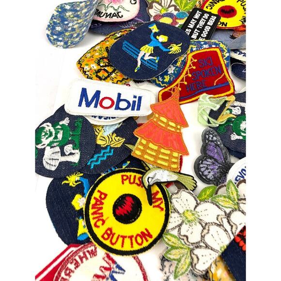 150 PC Assorted Sewing Applique Patches Iron on Sew On NEW Mixed Sequin Crafting - Picture 7 of 14